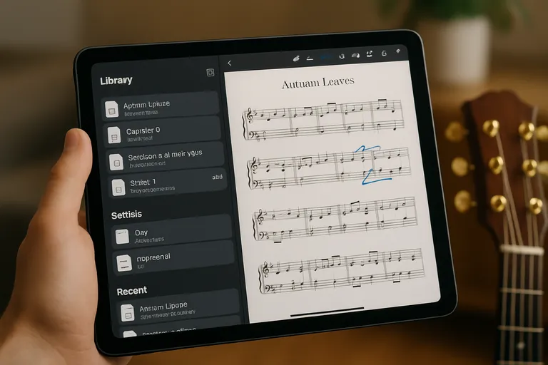 Je muziektablet speelklaar maken