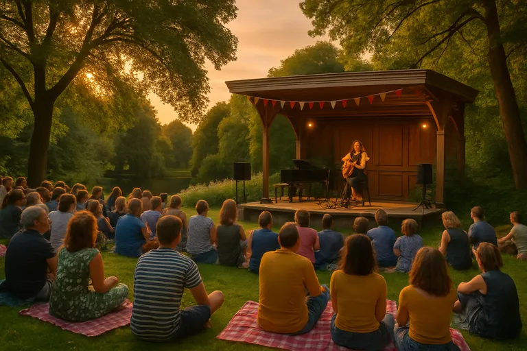 Live muziek in het groen: beleef de magie van de prinsentuin van leeuwarden