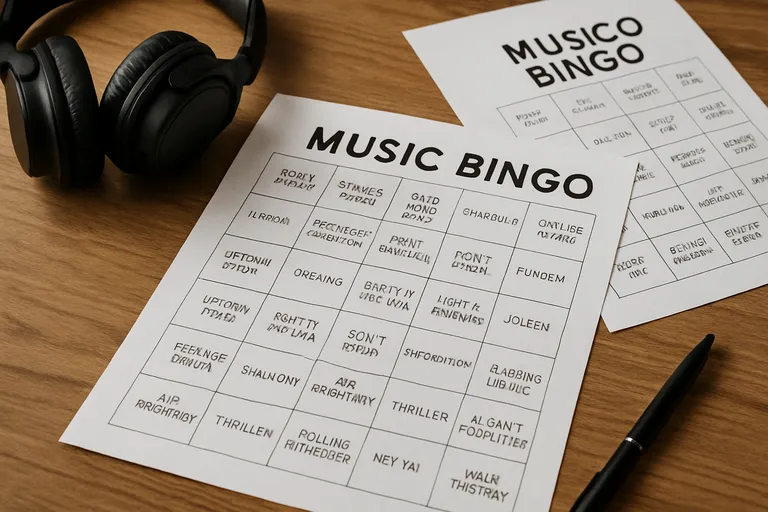 Muziek bingo kaarten gratis: wat kan wel en waar let je op