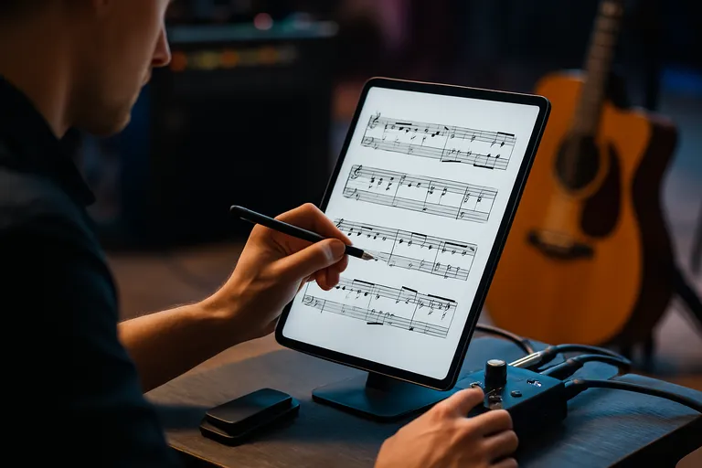 Muziektablet voor muzikanten: bladmuziek, opnemen en optreden zonder gedoe