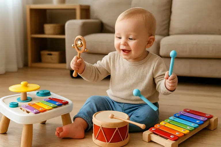 Muzikaal speelgoed voor je dreumes: klank, ritme en veel speelplezier
