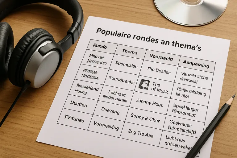 Populaire rondes en thema's