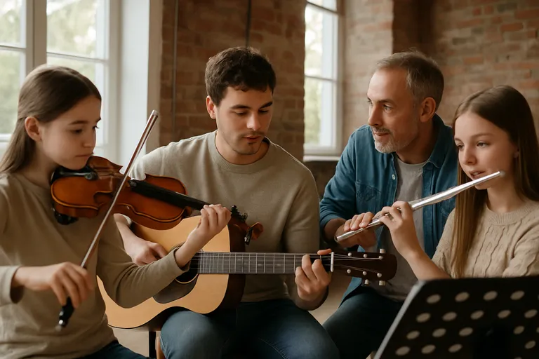 Muziek leren en samen spelen in zutphen