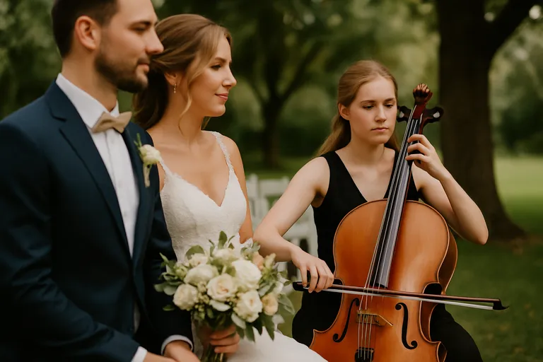 Muziekmomenten in de trouwceremonie