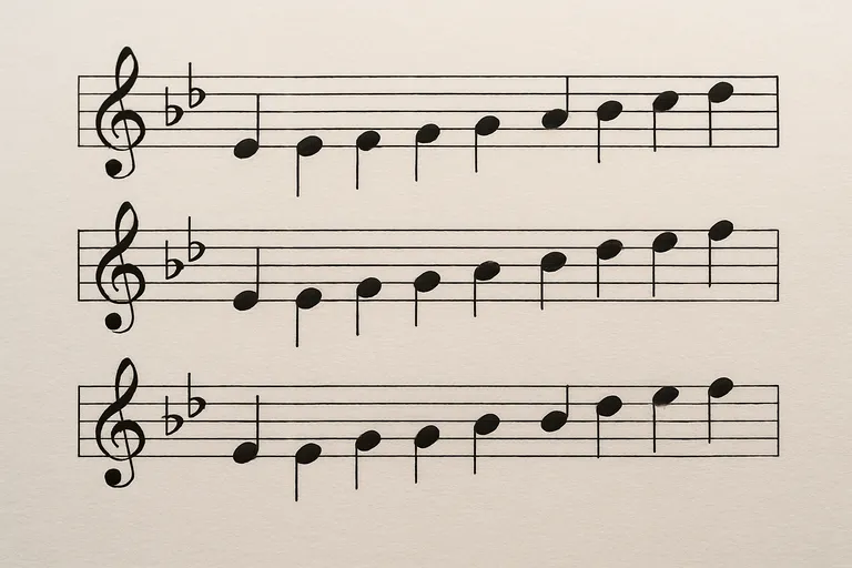 Toonladder, varianten en voortekens