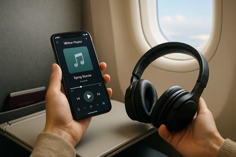 Voorbereiding: zet je muziek offline en pak de juiste accessoires