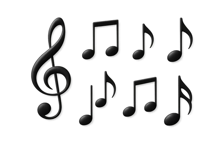 Wat zijn muzieknoten PNG's en wanneer gebruik je ze